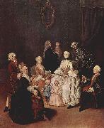 Pietro Longhi, Portrat einer Patrizierfamilie